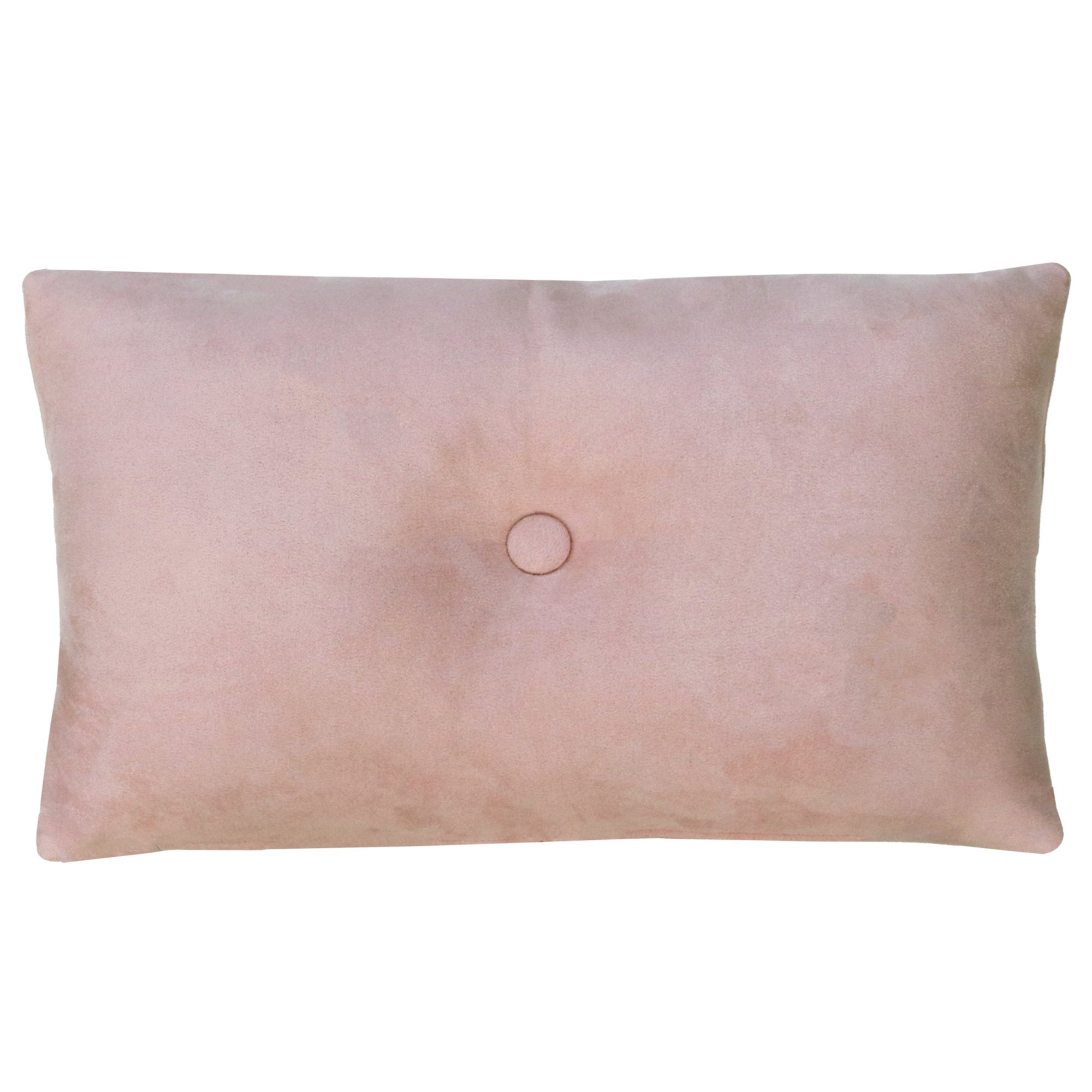 Sierkussen suède knoop roze 55x37 cm