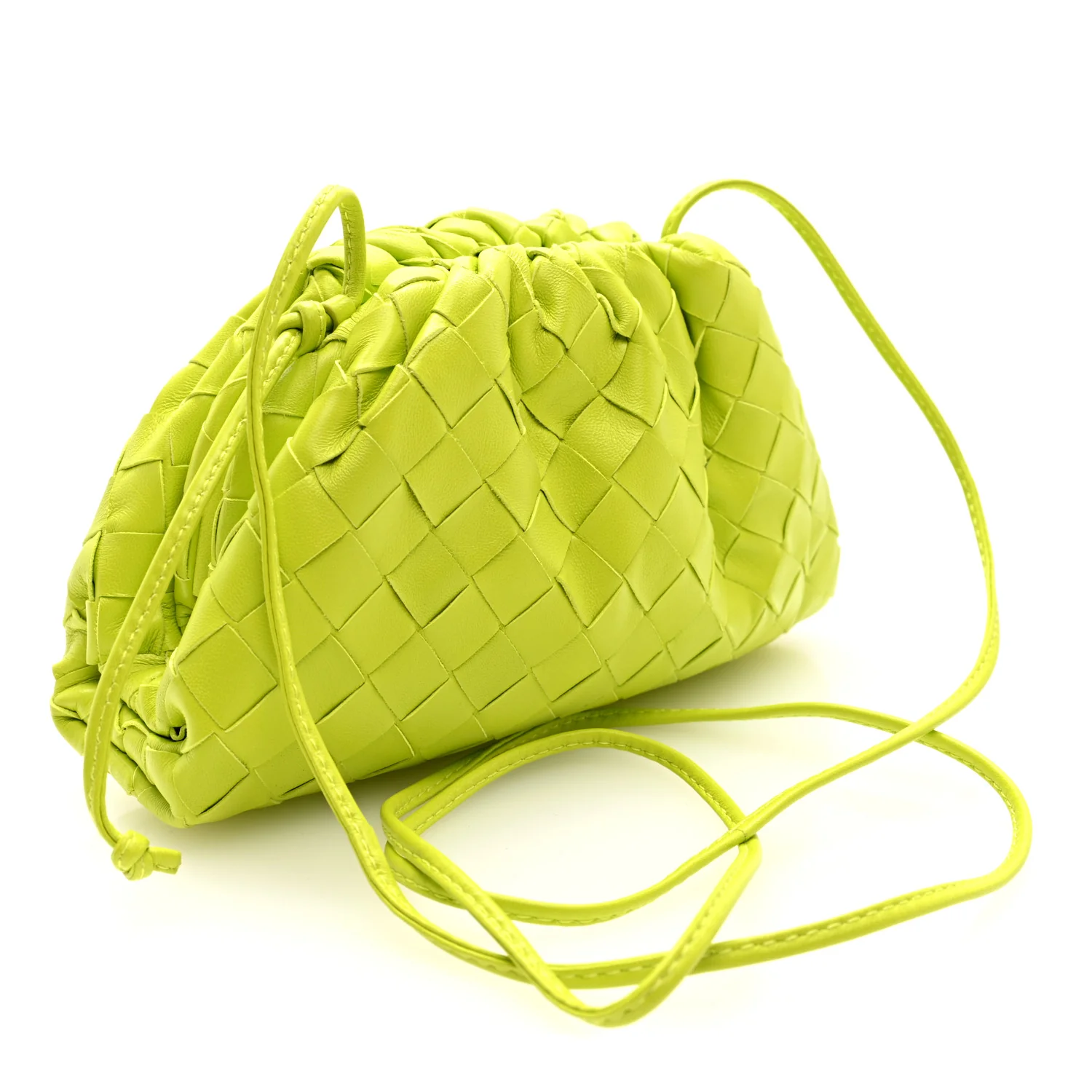 Nappa Intrecciato The Mini Pouch Kiwi - Top Club