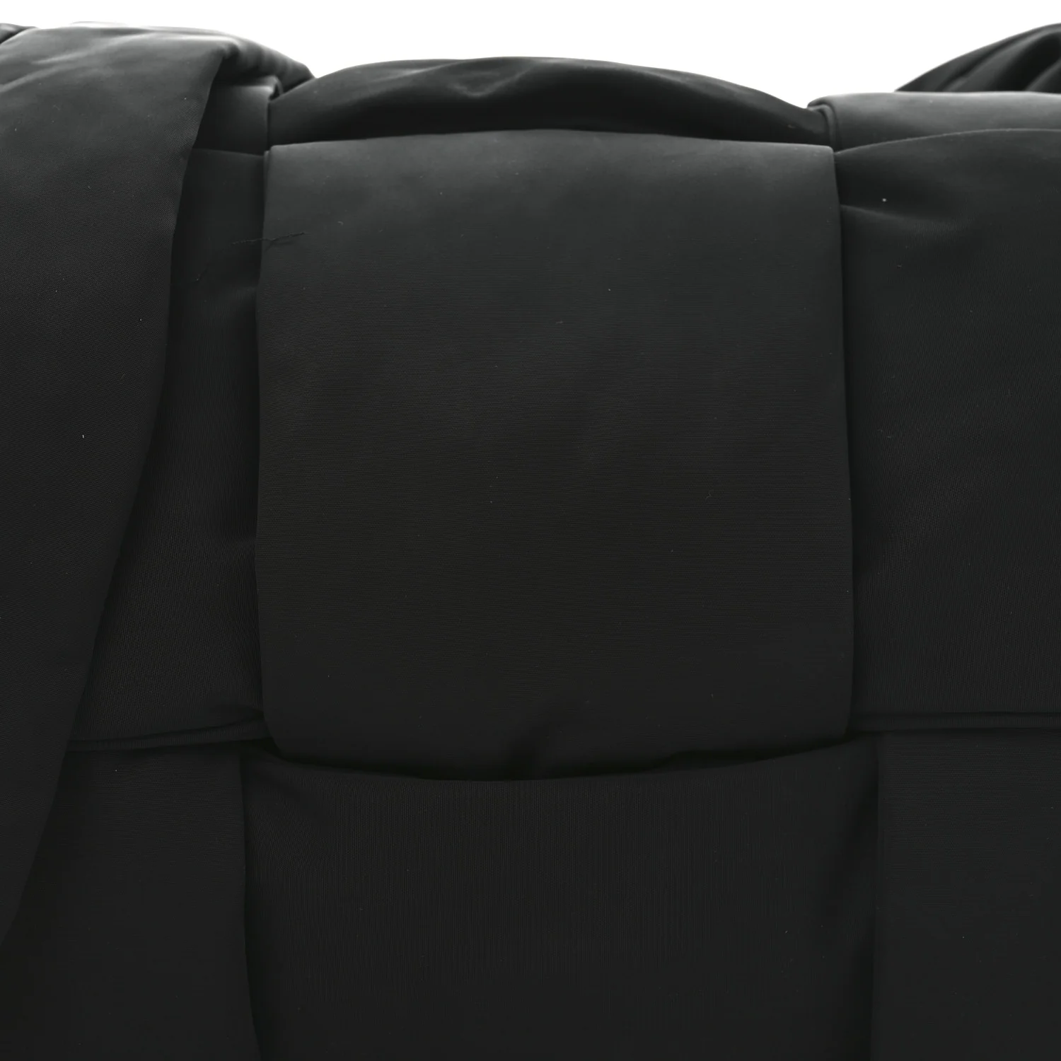 Nylon Intrecciato Padded Tech Maxi Cassette Bag Black - Top Club