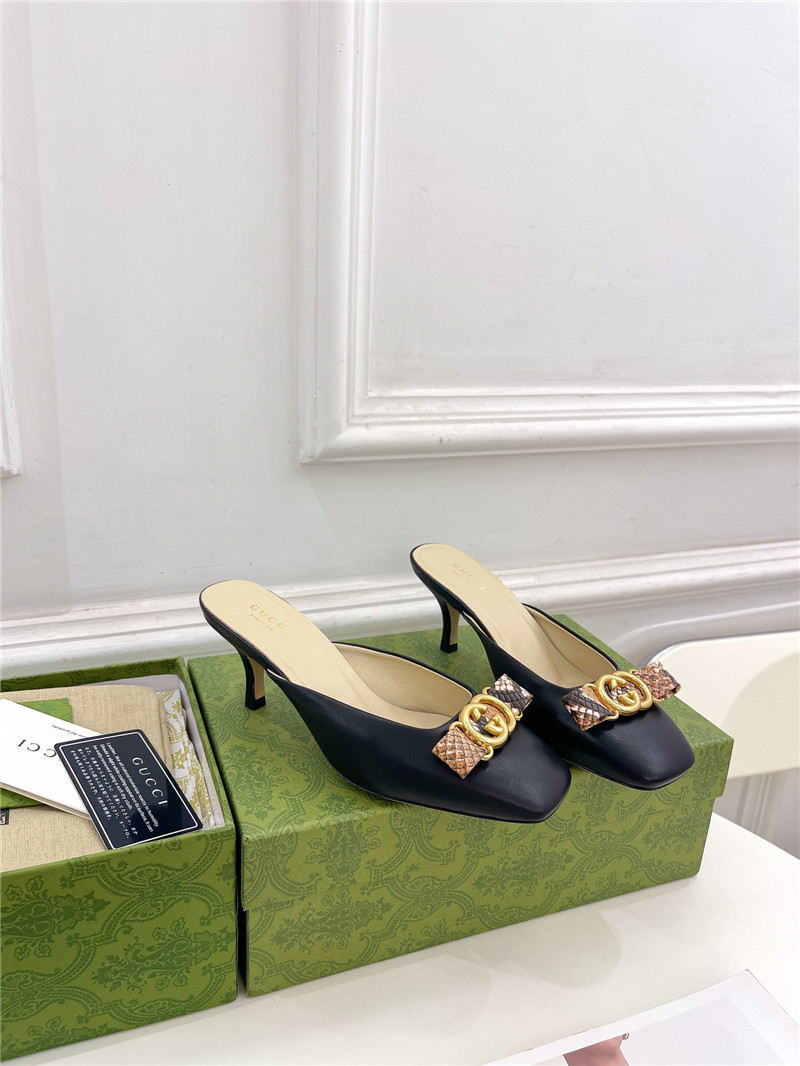 gucci new double G mules - Sneaker Replica Workshop