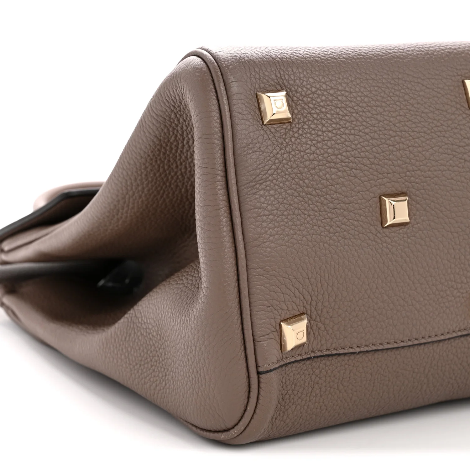 Calfskin Large Studio Bag Caraway Seed - Top Club