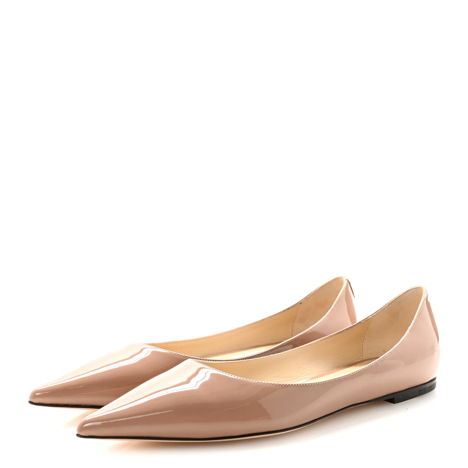 Patent Love Flats 40 Ballet Pink - Top Club