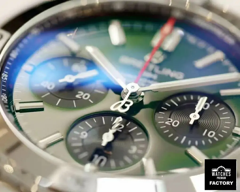 Breitling Chronomat AB01343A1L1A1 GF Factory Stainless Steel Green Dial