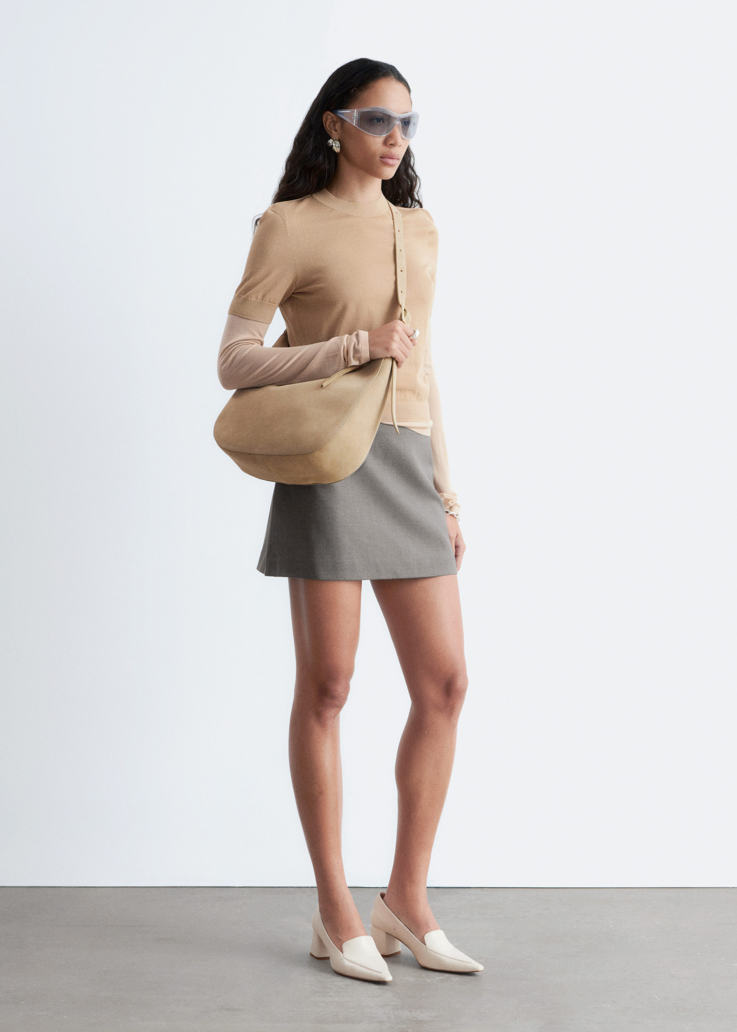 & Other Stories A-LINE MINI SKIRT