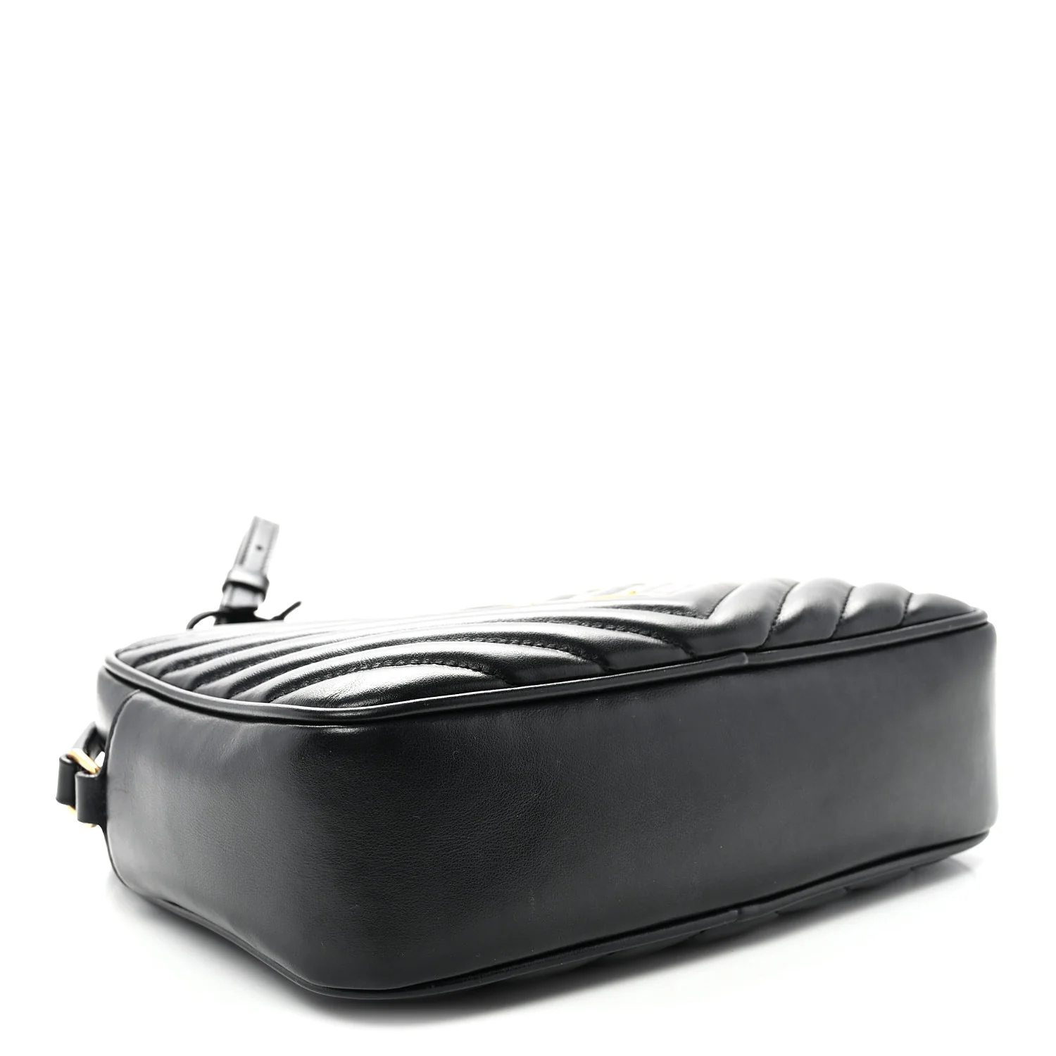 Calfskin Matelasse Monogram Lou Camera Bag Black - Top Club