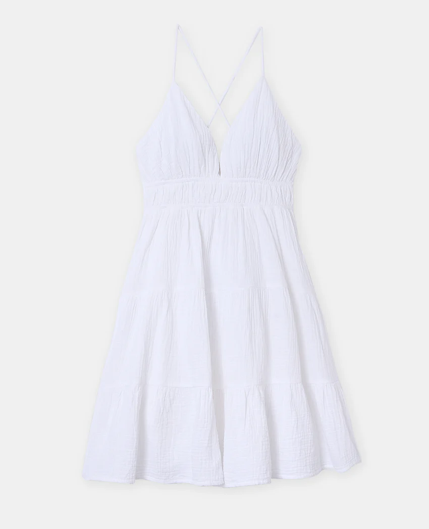 Pimkie Robe courte dos-nu en gaze de coton