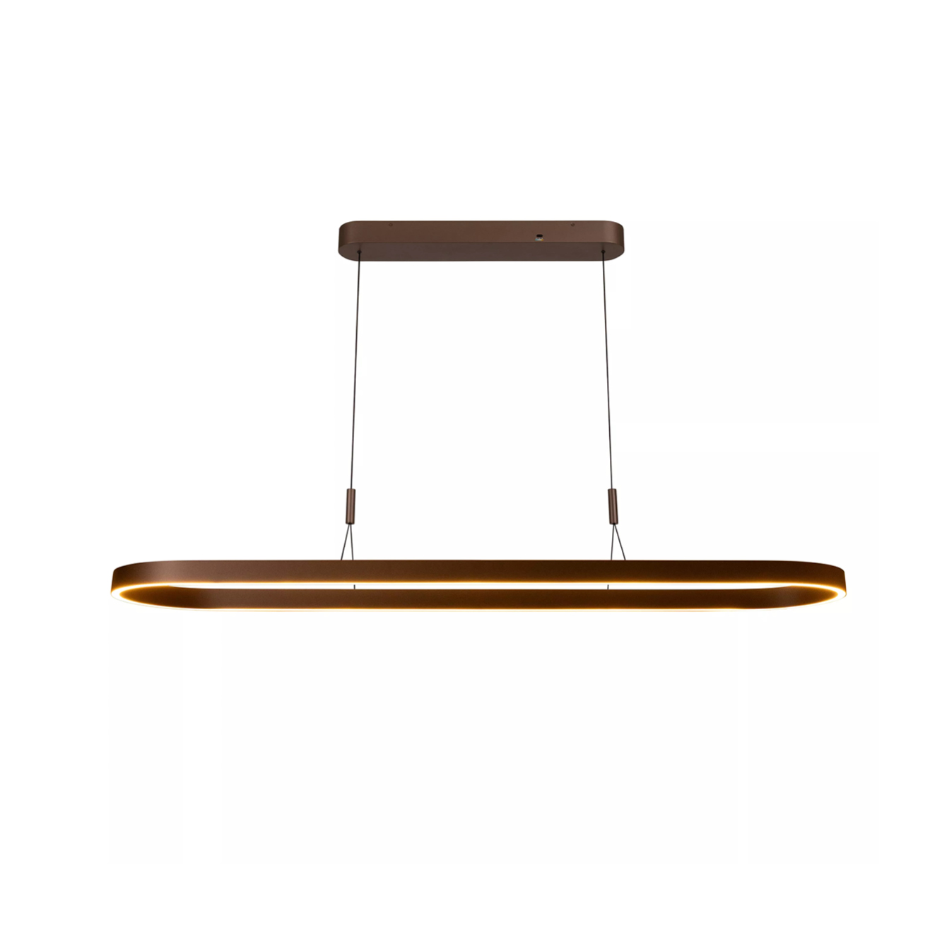 Hanglamp Liane ovaal cct roestbruin