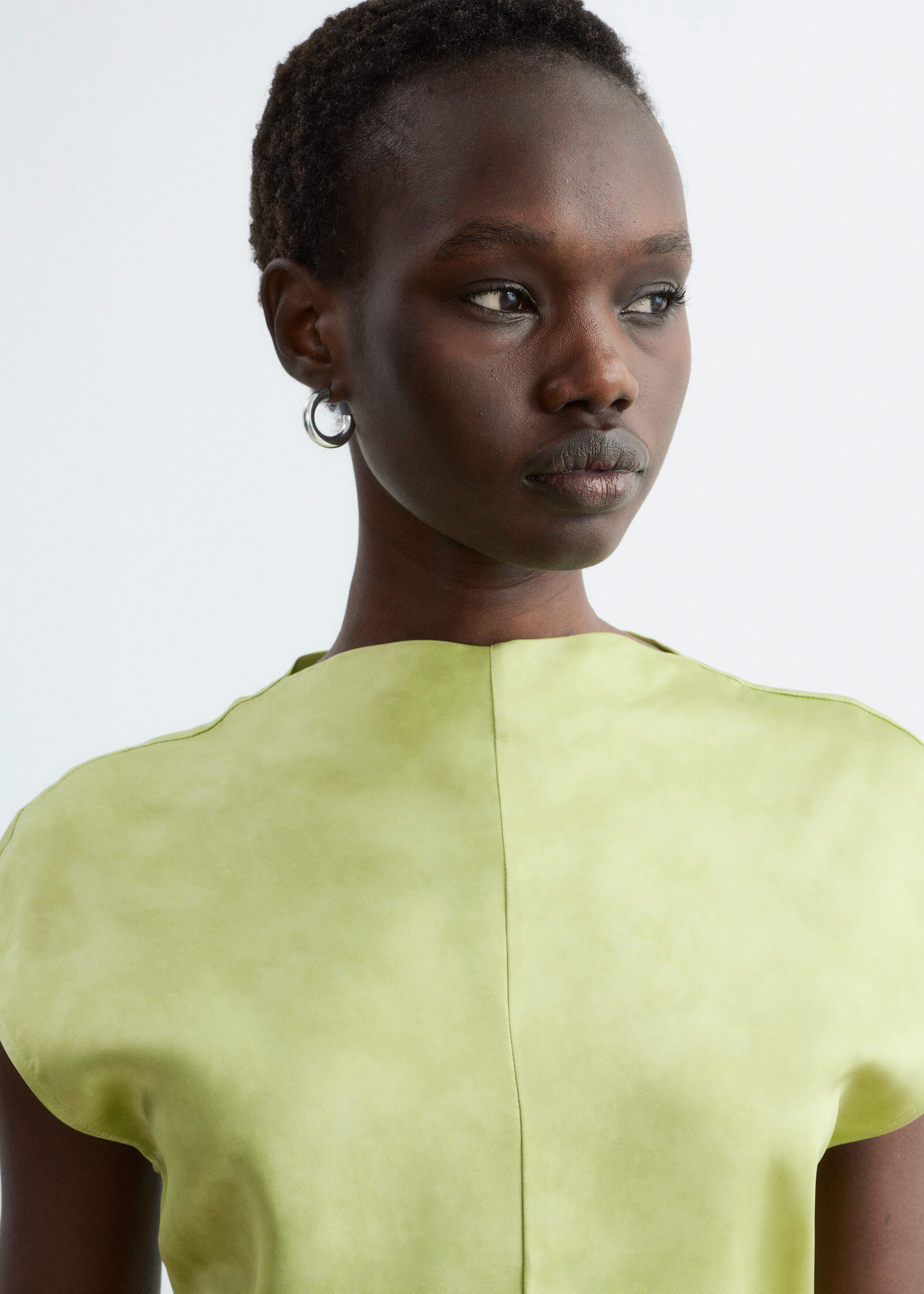 & Other Stories TEXTURED VISCOSE SLEEVELESS TOP