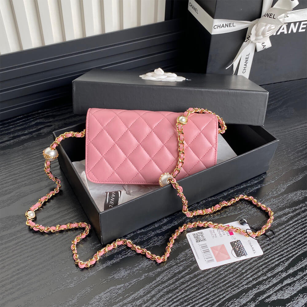 CHANEL Flap Phone Holder with Chain(HIGH-END GRADE) - Top Club