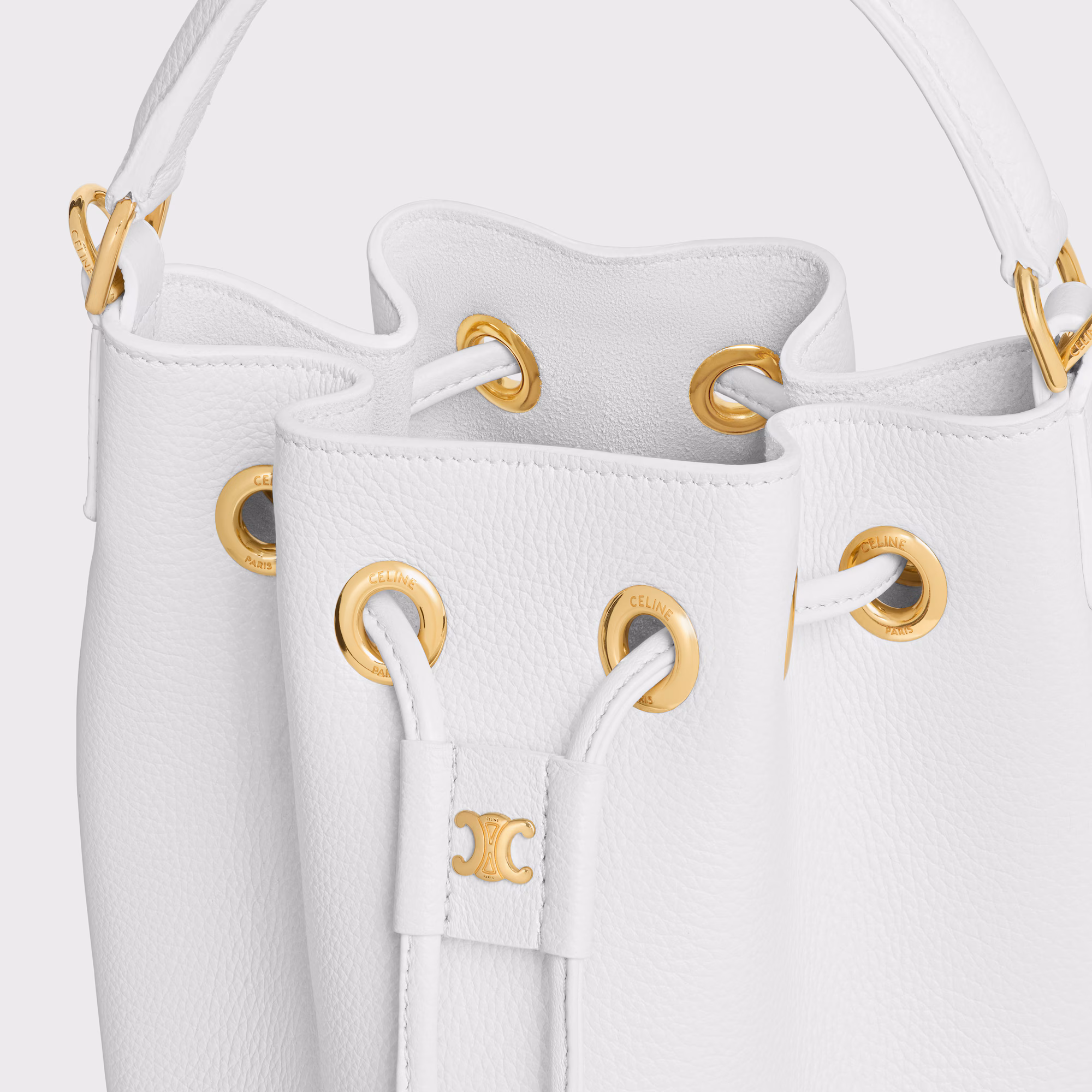 TEEN CLARA BAG IN SUPPLE GRAINED CALFSKIN - Top Club