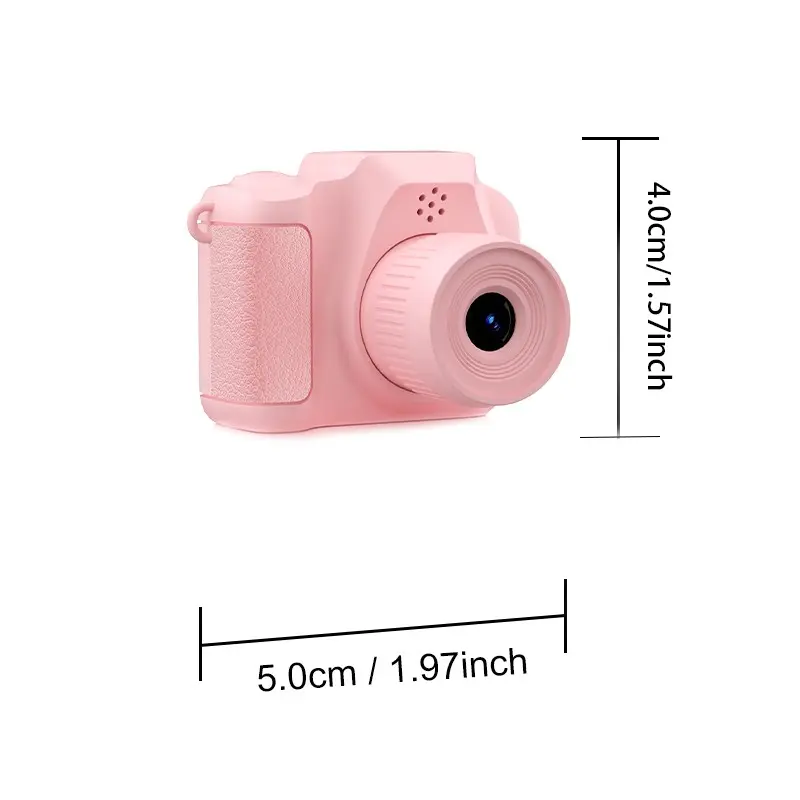 Keychain Camera, Mini Digital Camera with 1.3 Inch HD Screen, Rechargeable Retro Look Compact Portable Video Recorder, Easy to Operate Camera for Outdoor Travel, Photo Video Camera