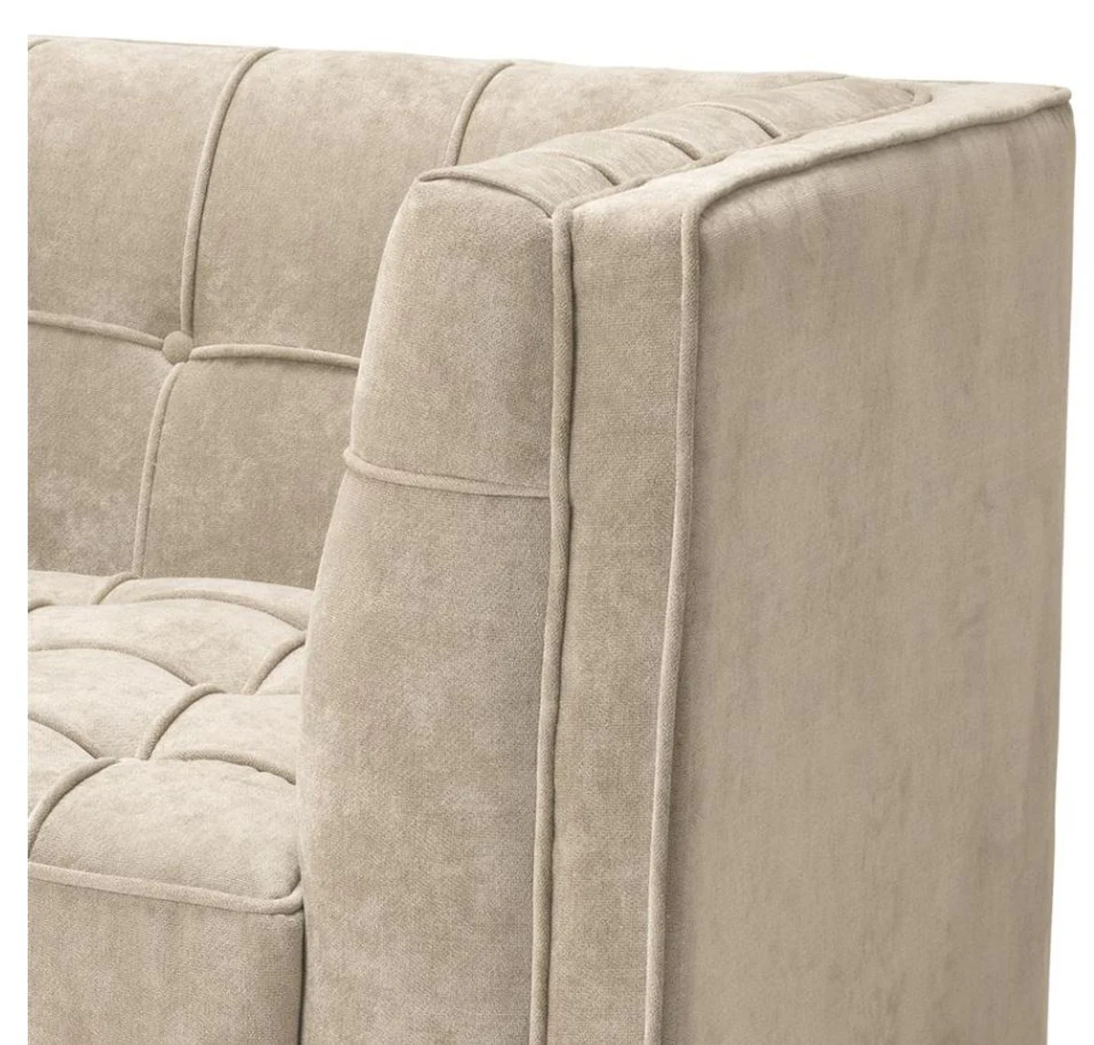 Luxury armchair Greige 94 x 82 x H. 77 cm - Hotel Collection