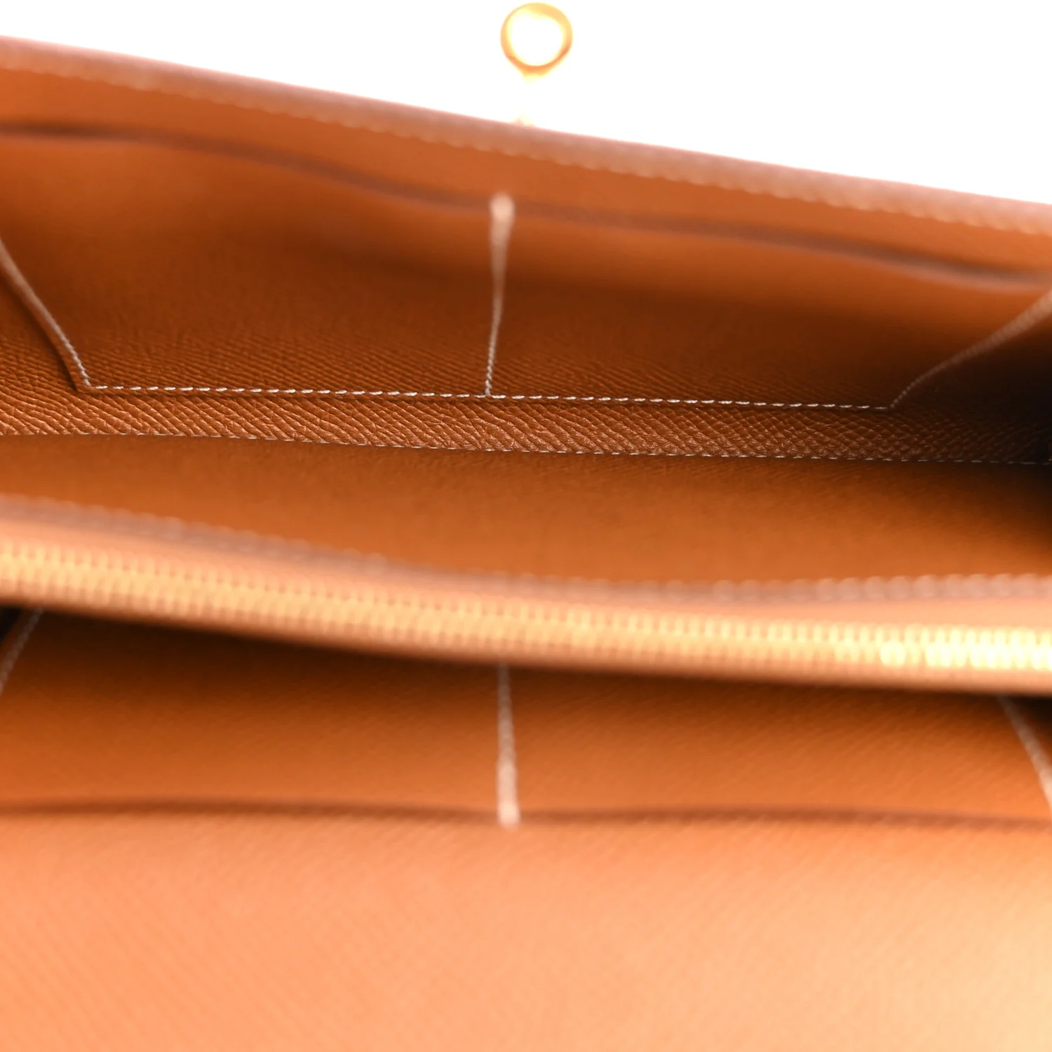 Epsom Kelly Wallet To Go Gold - Top Club