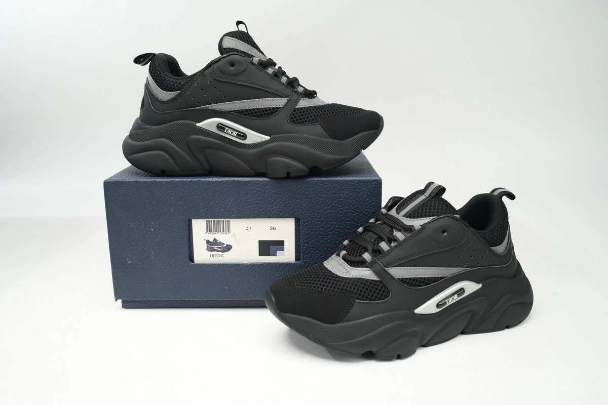 DIOR B22 BLACK SILVER - Sneaker Replica Workshop