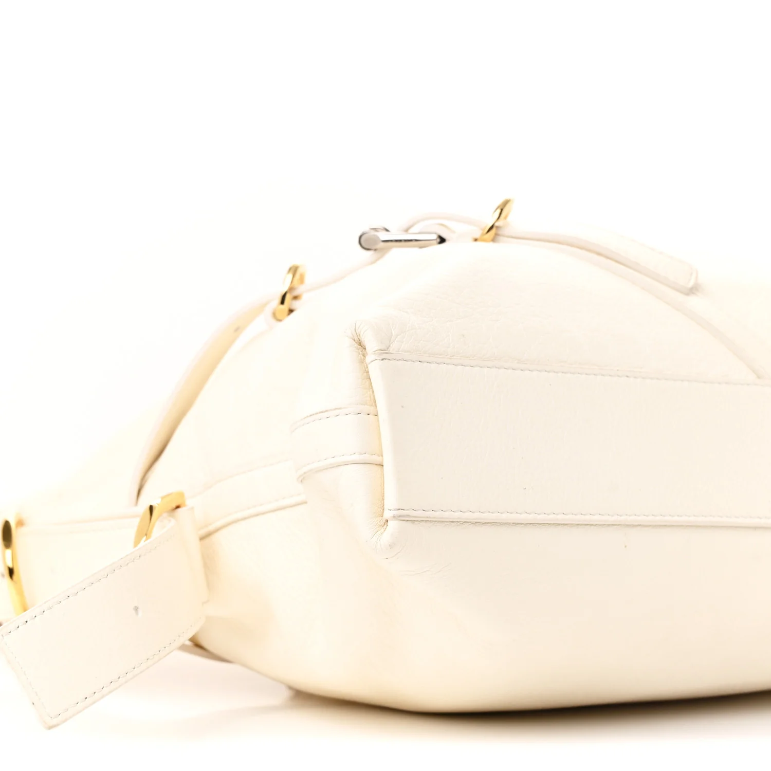 Calfskin Medium Voyou Bag Ivory - Top Club