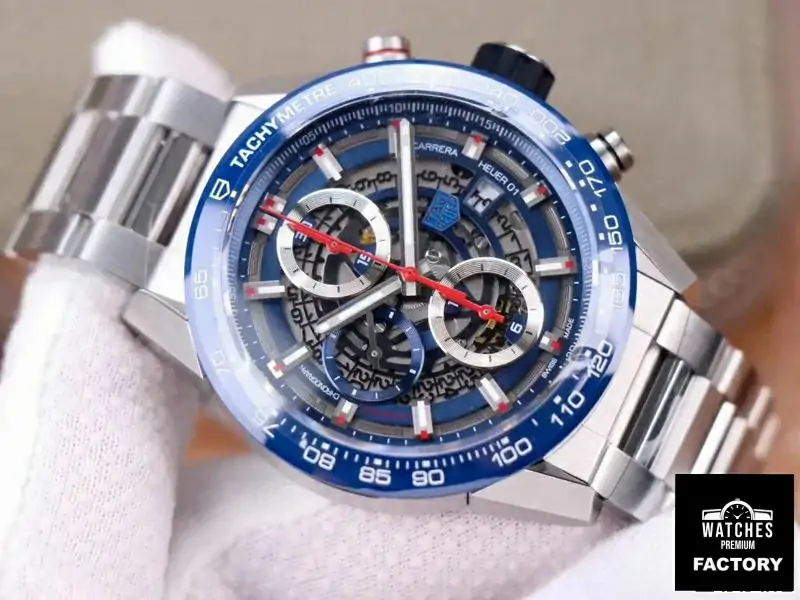 Tag Heuer Carrera Calibre Heuer 01 CAR201T.BA0766 Chronograph XF Factory Blue Dial