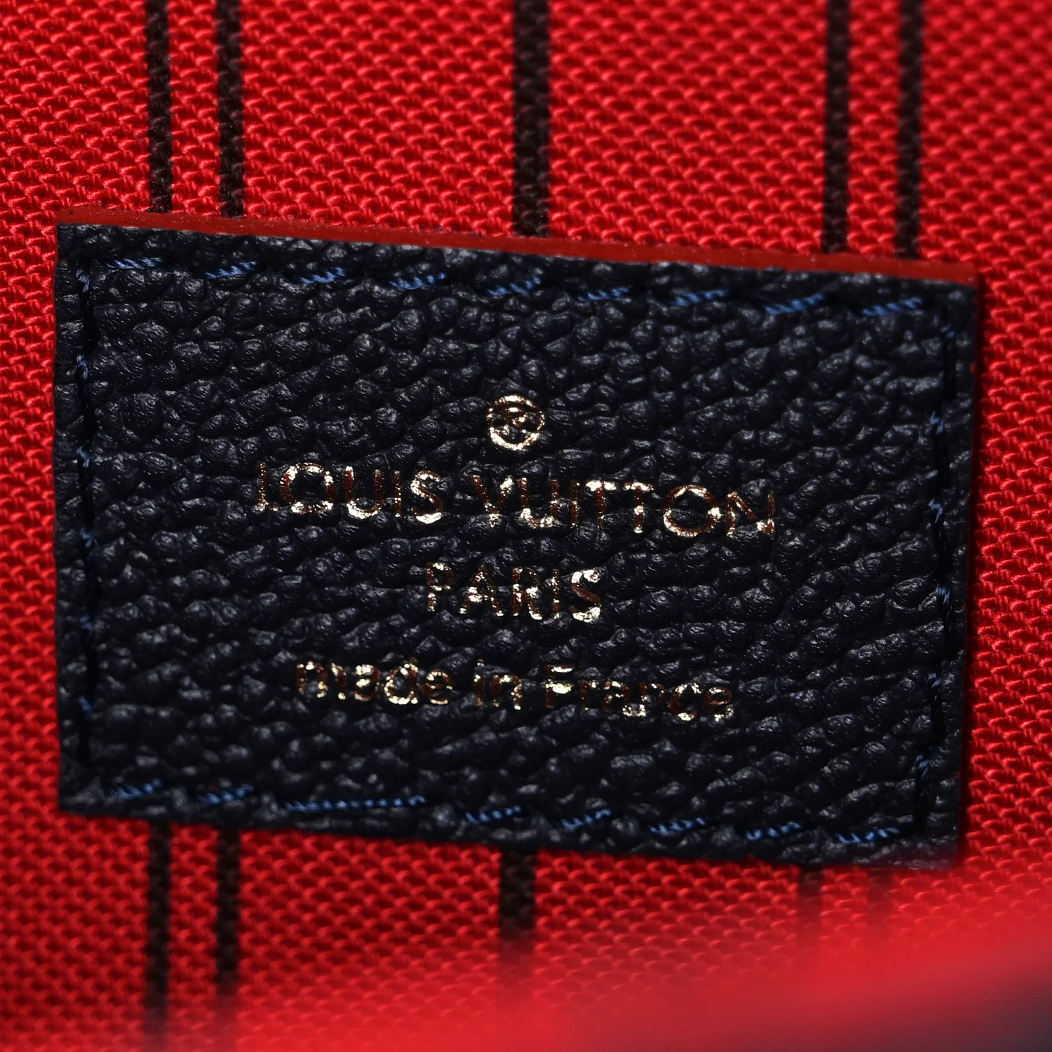 Empreinte Pochette Metis Marine Rouge - Top Club