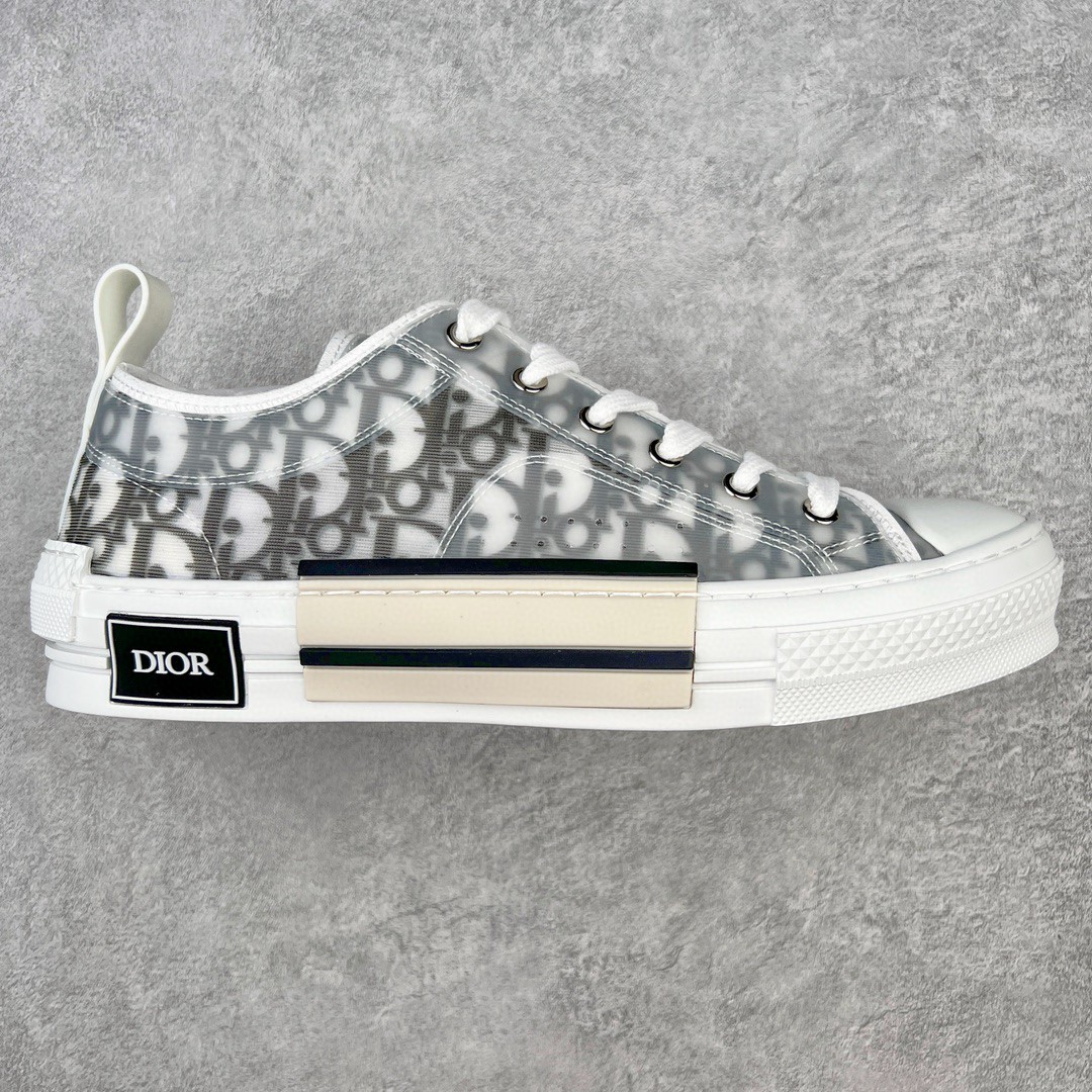 Dior 迪奥 B23 Oblique 满印logo 低筒 休闲鞋 运动鞋 板鞋 男鞋 女鞋 黑白 3SN249YJP_H069 - Sneaker Replica Workshop
