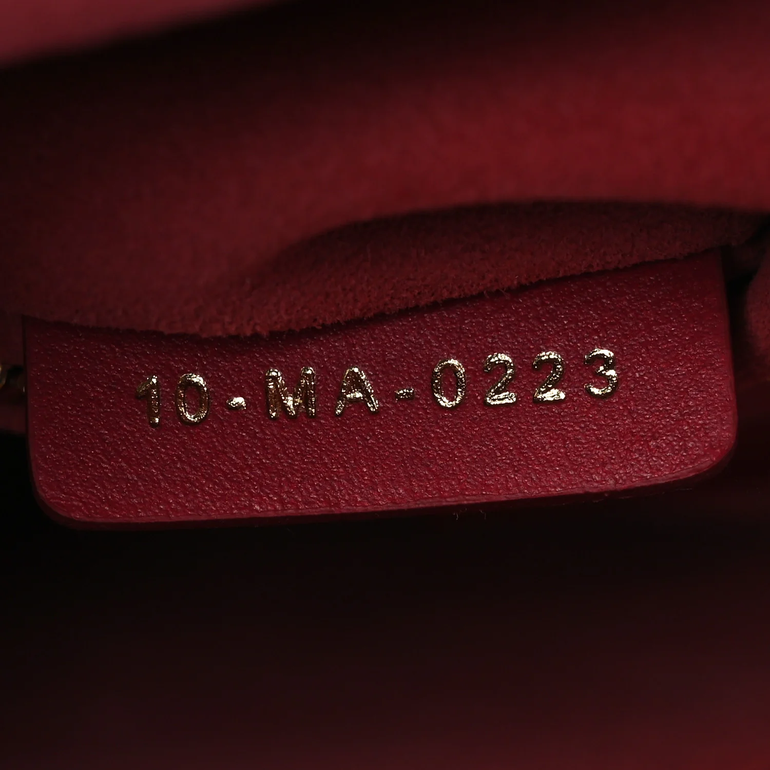 Lambskin Cannage Small My ABCDior Lady Dior Red - Top Club