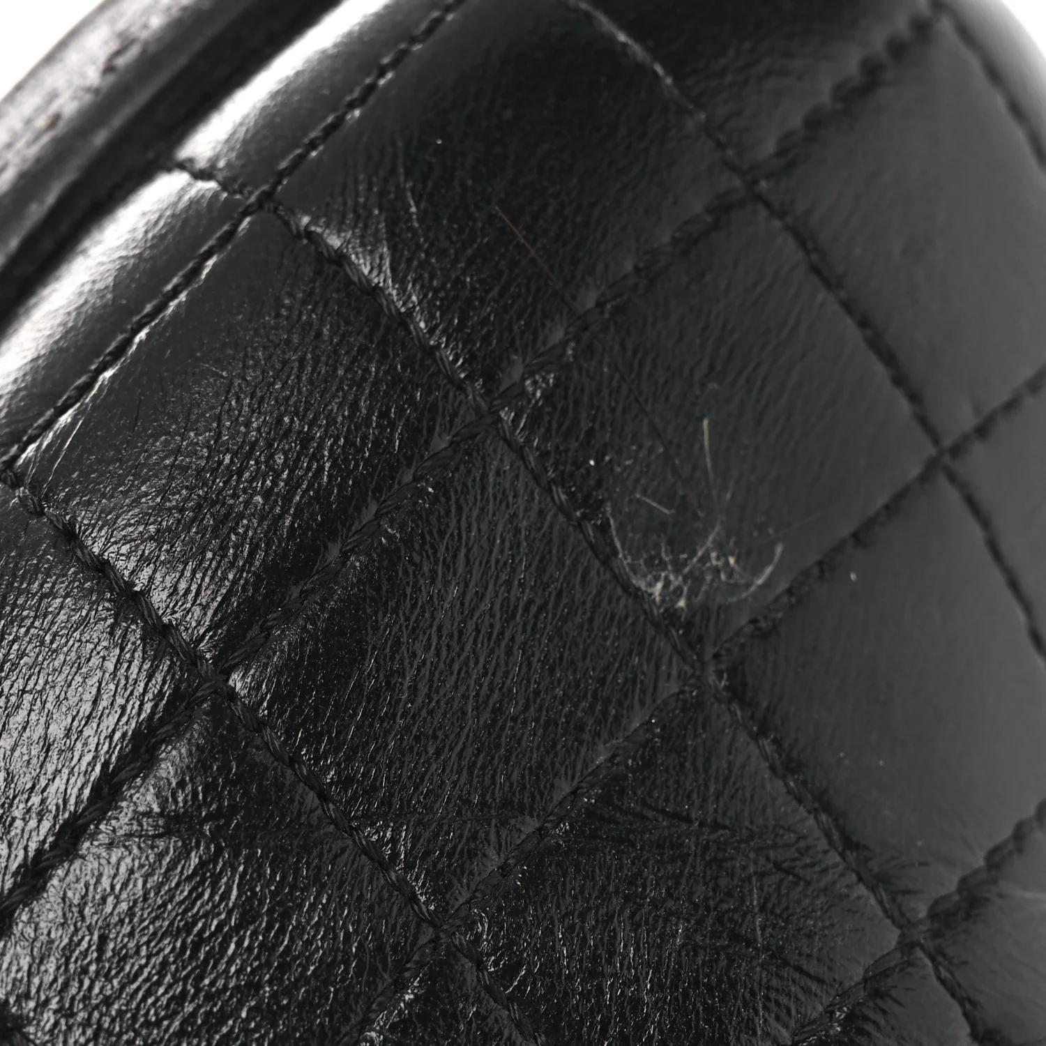 Lambskin Pearl Short Boots 38.5 Black - Top Club