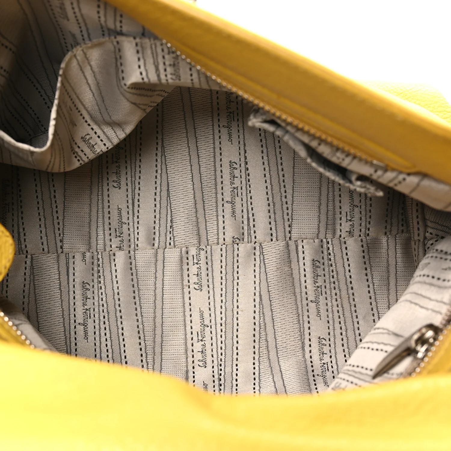 Calfskin Sofia Gancini Satchel Yellow - Top Club
