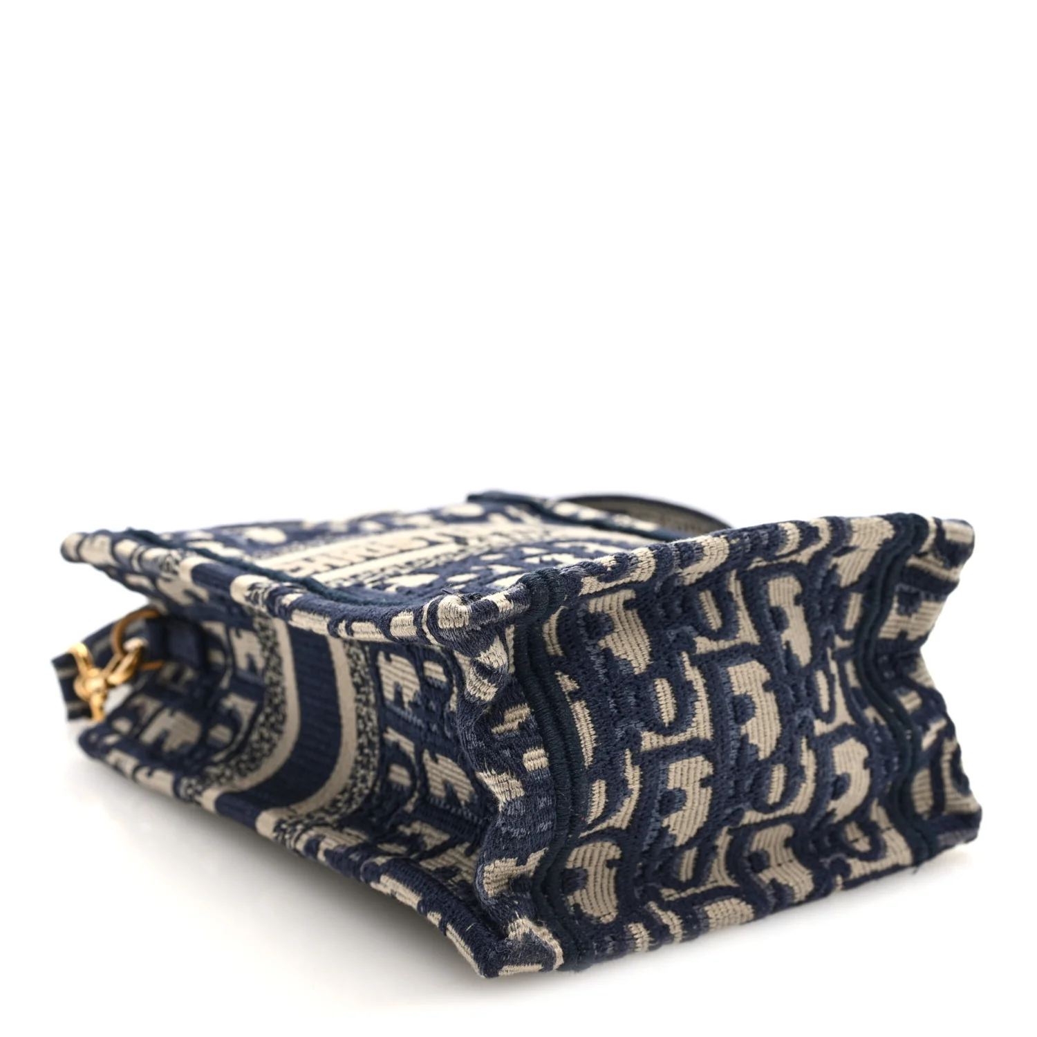 Oblique Mini Book Tote Phone Bag Blue - Top Club