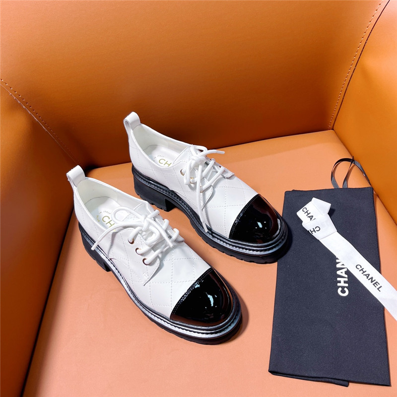 Chanel classic double C letter logo loafers - Sneaker Replica Workshop