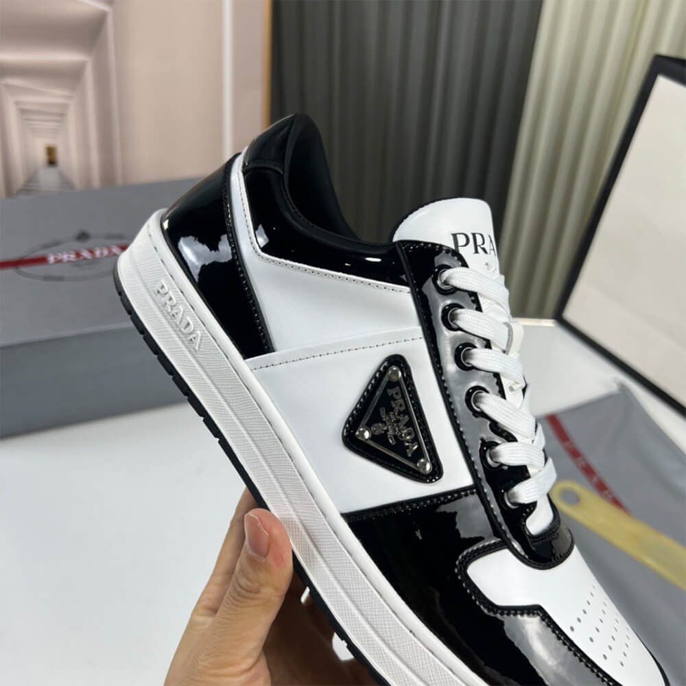 Prada Downtown nappa leather sneakers - Top Club