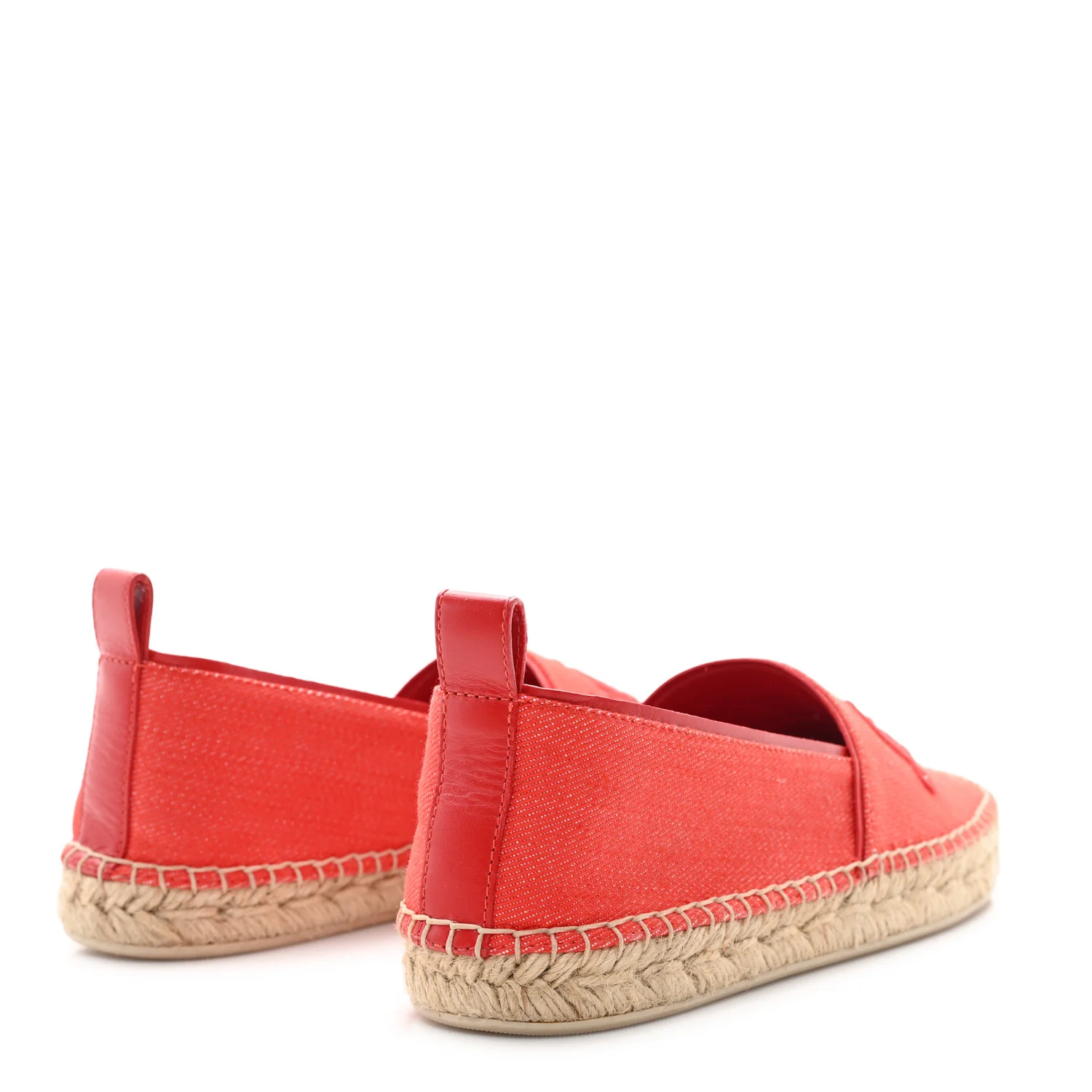Canvas Waterfall Espadrille 36 Rouge - Top Club