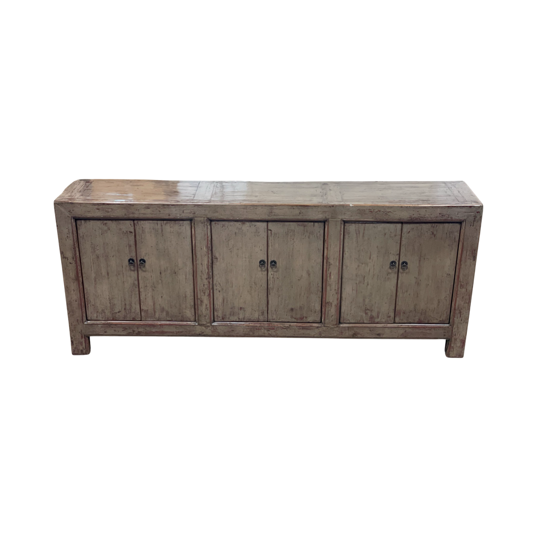 Dressoir 6 deurs groen lak/finish Dressoir 6dr groen lak/finish 233x45x95