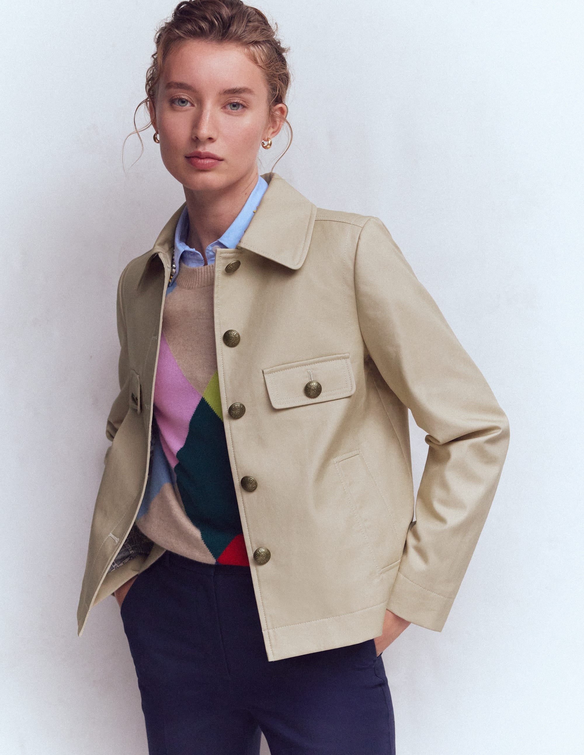 Gloucester Trenchcoat-Cappuccino