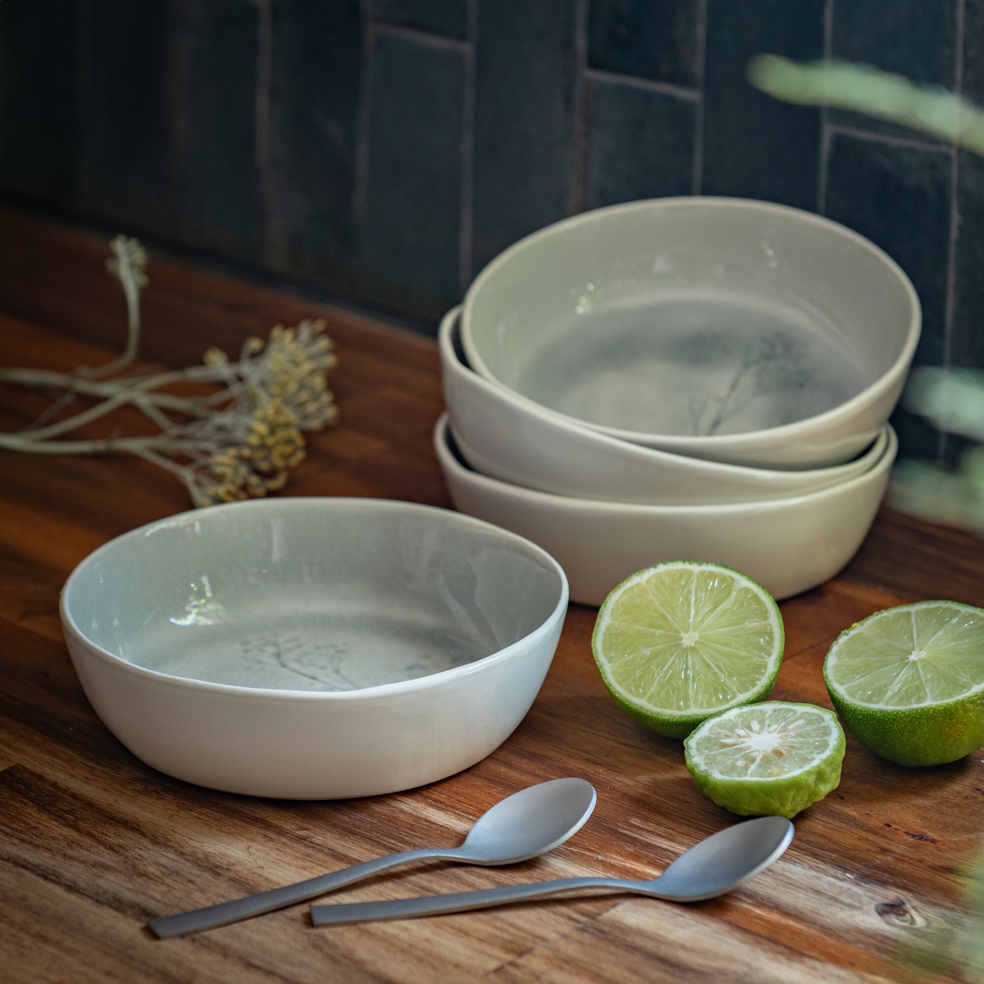 GYPSO - Coupelle en grès D15cm - gris borie