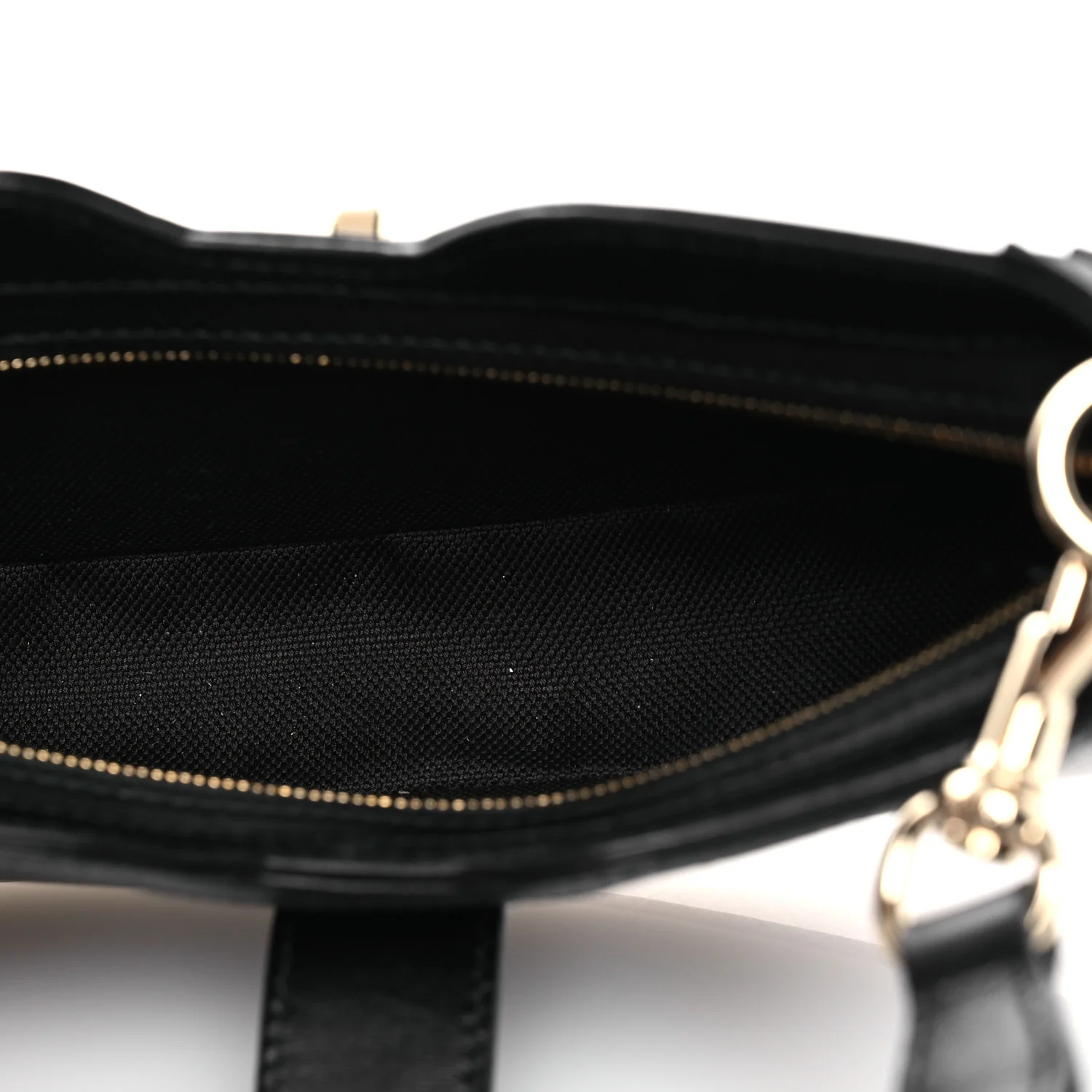 Calfskin Mini Moon Side Shoulder Bag Black - Top Club