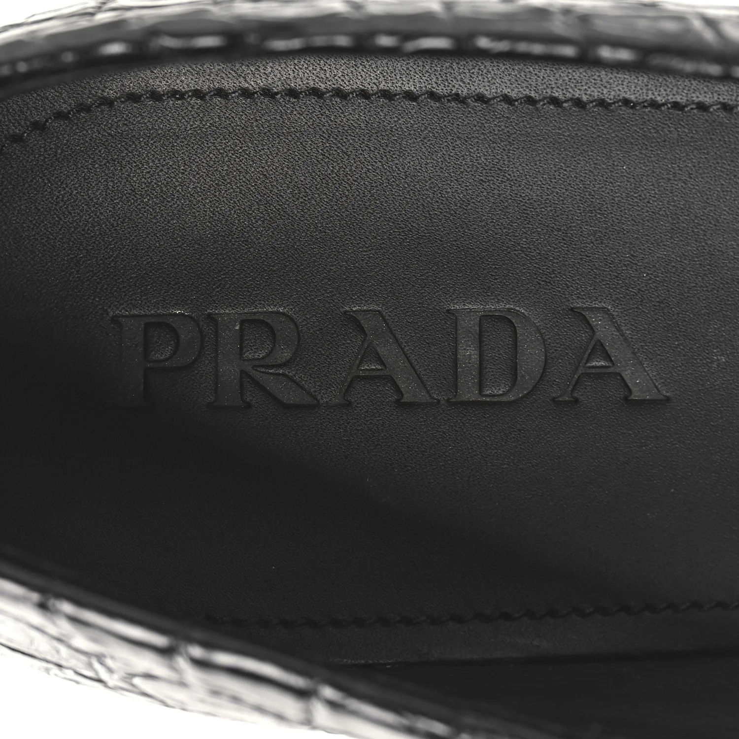 Crocodile Mens Loafers 7 Black - Top Club