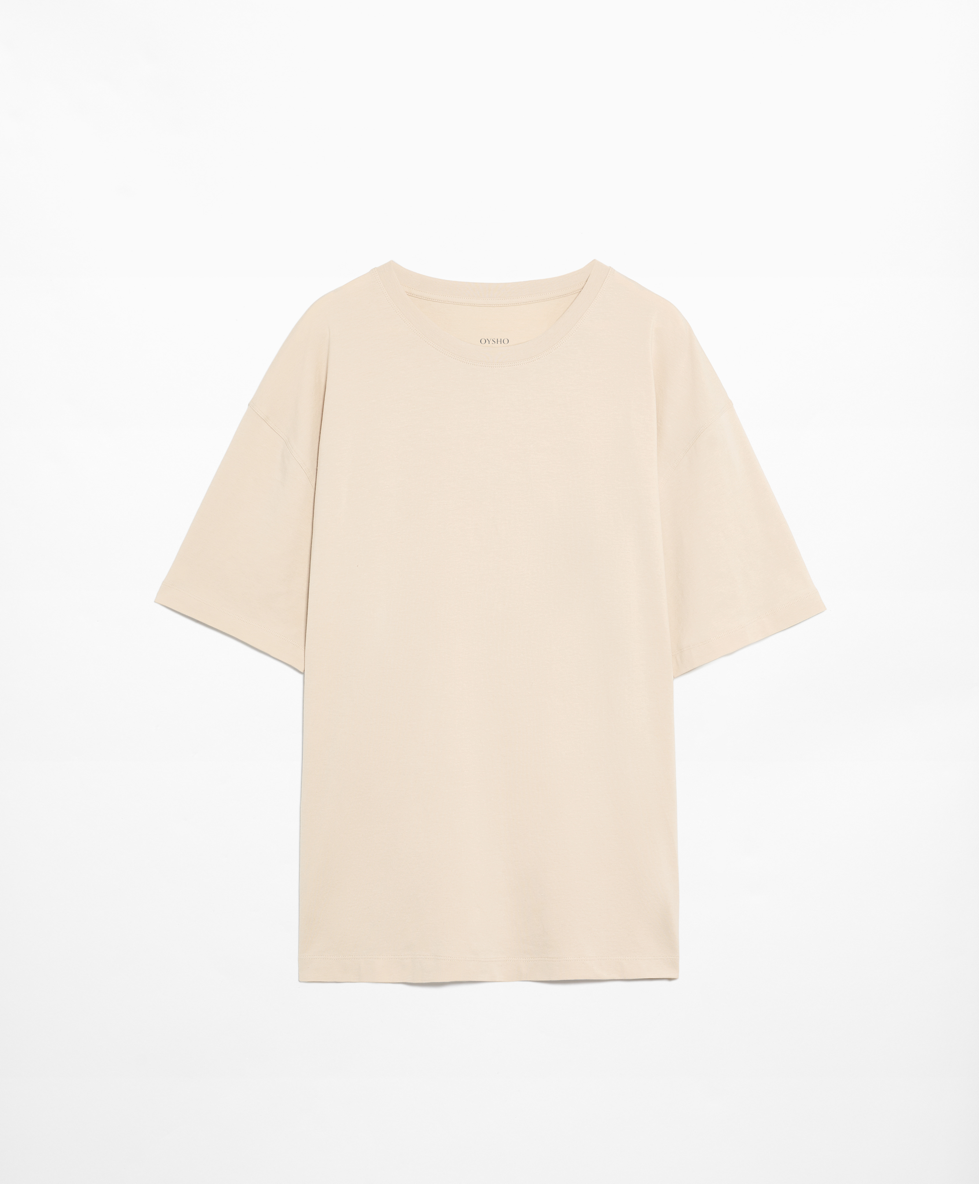 OYSHO Short sleeve cotton blend T-shirt