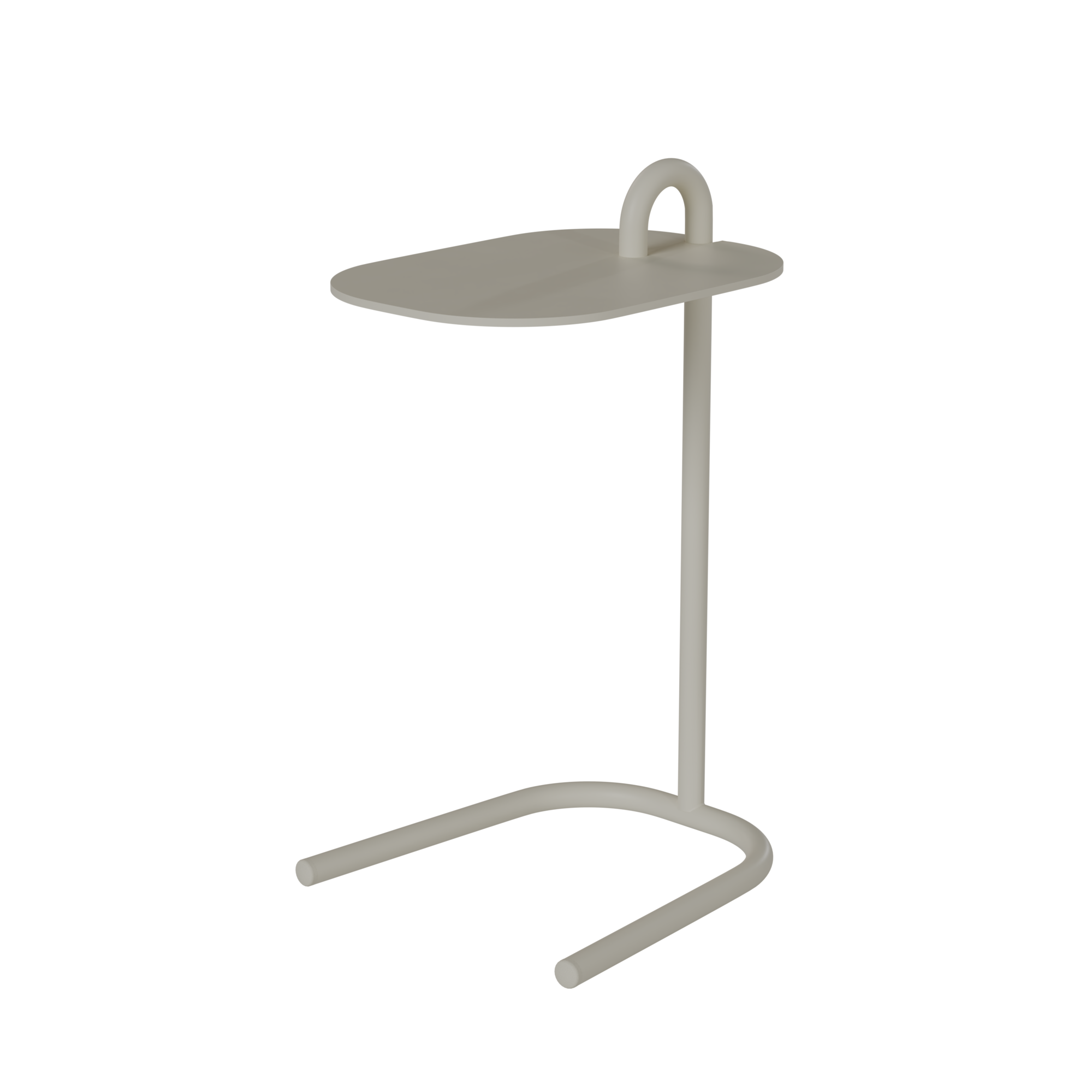 Stand by Me Steel bijzettafel (56cm hoog) - RAL1013 Pearl White
