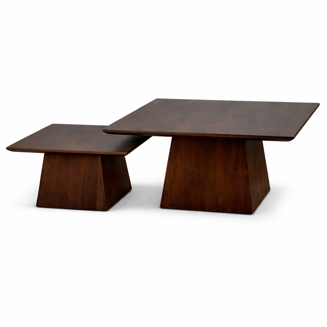 Salontafel Rox walnoot bruin 70 cm