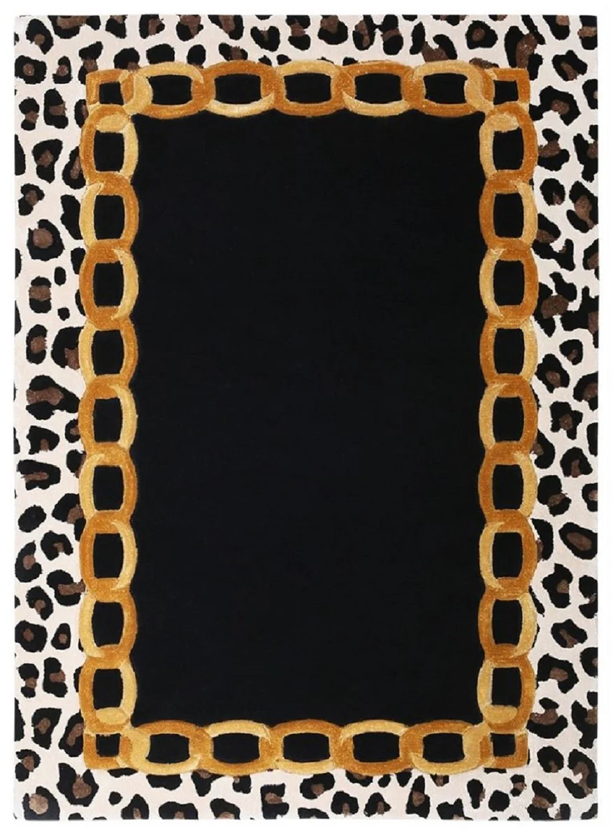 Luxury rug with leopard design - various sizes