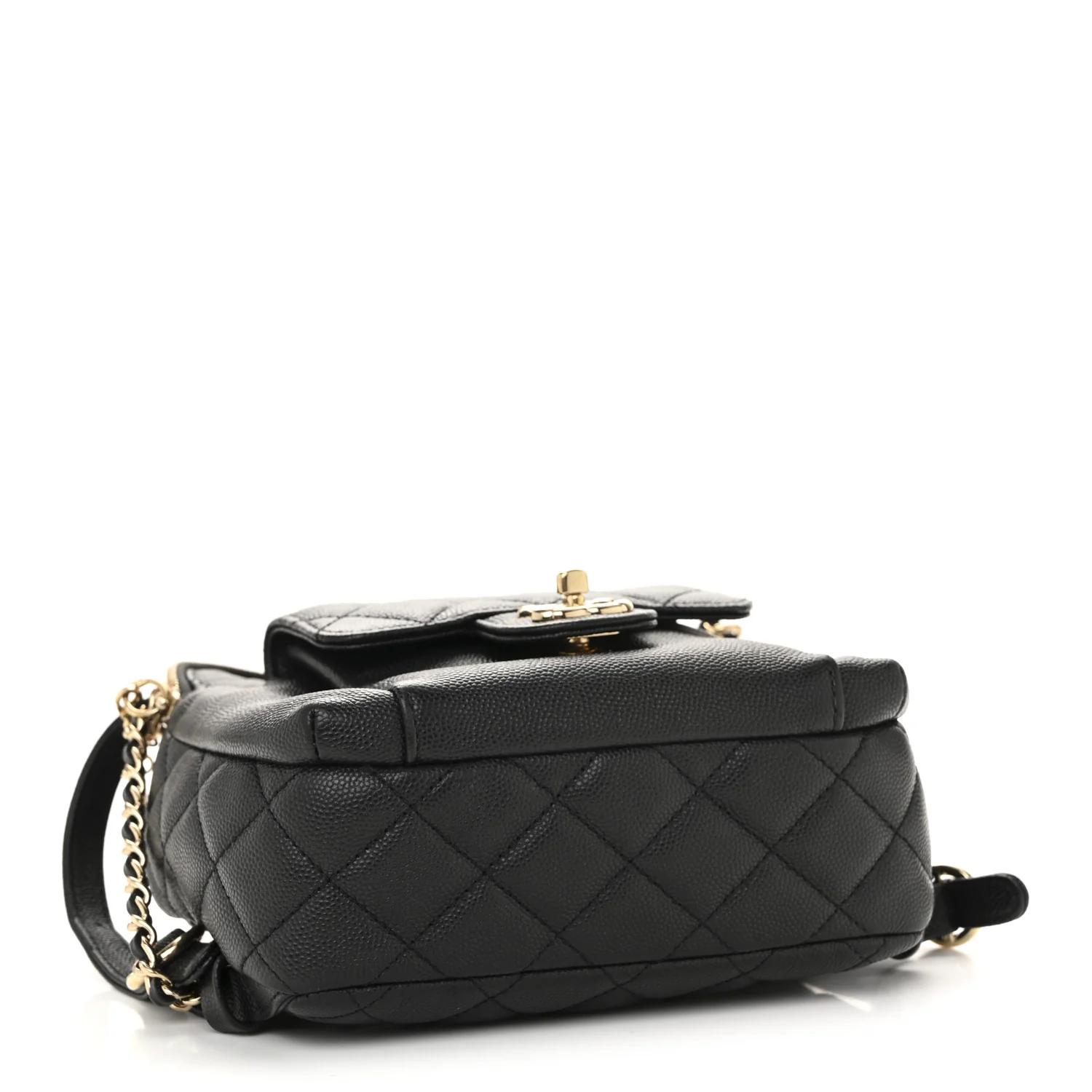 Caviar Quilted Small CC Day Backpack Black - Top Club