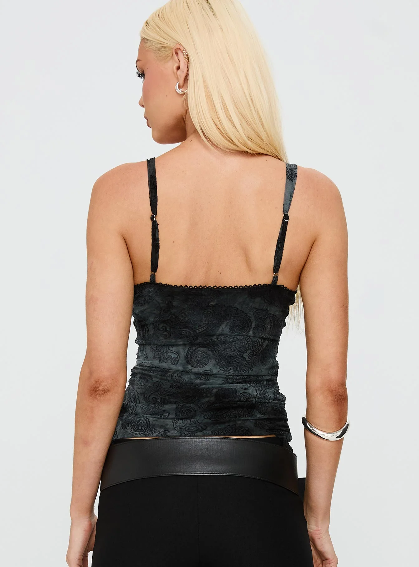 Attention On Me Top Black