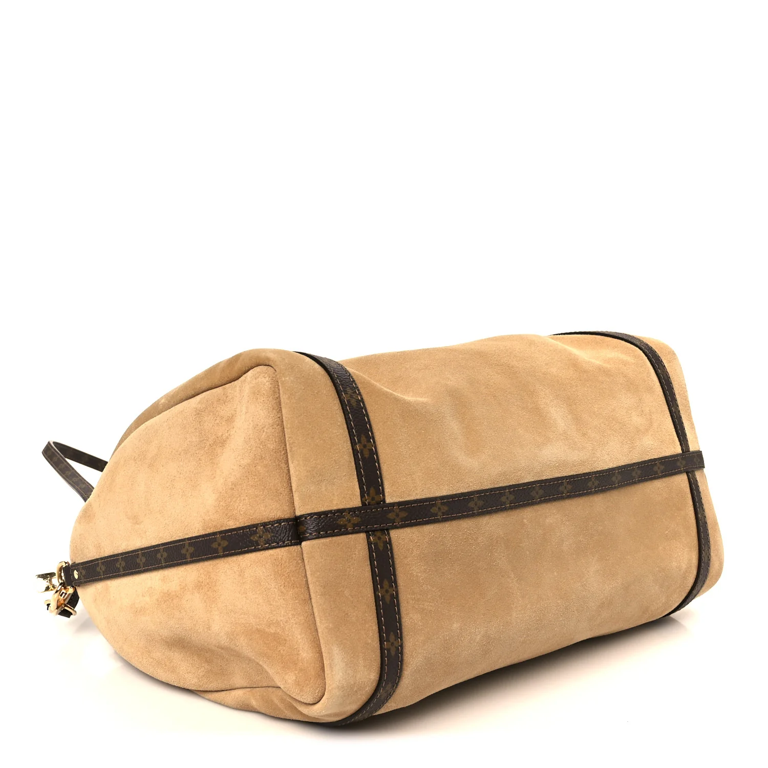 Suede Monogram Express MM Hazelnut - Top Club