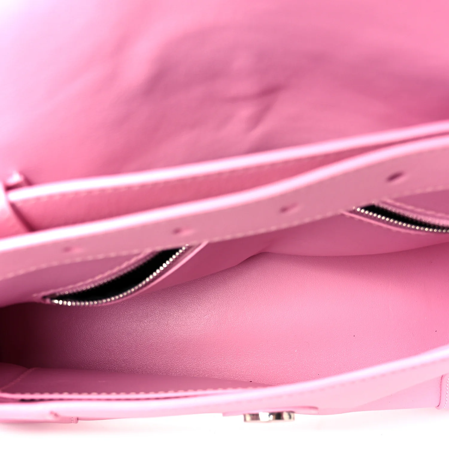 Semi Shiny Smooth Calfskin Small Downtown Shoulder Bag Candy Pink - Top Club