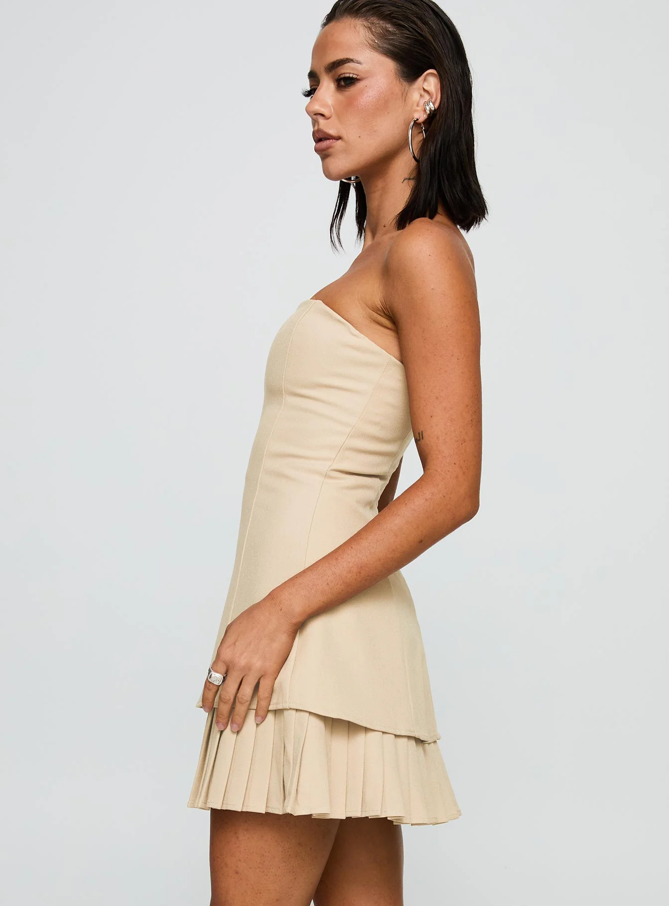 Believe My Mind Playsuit Beige