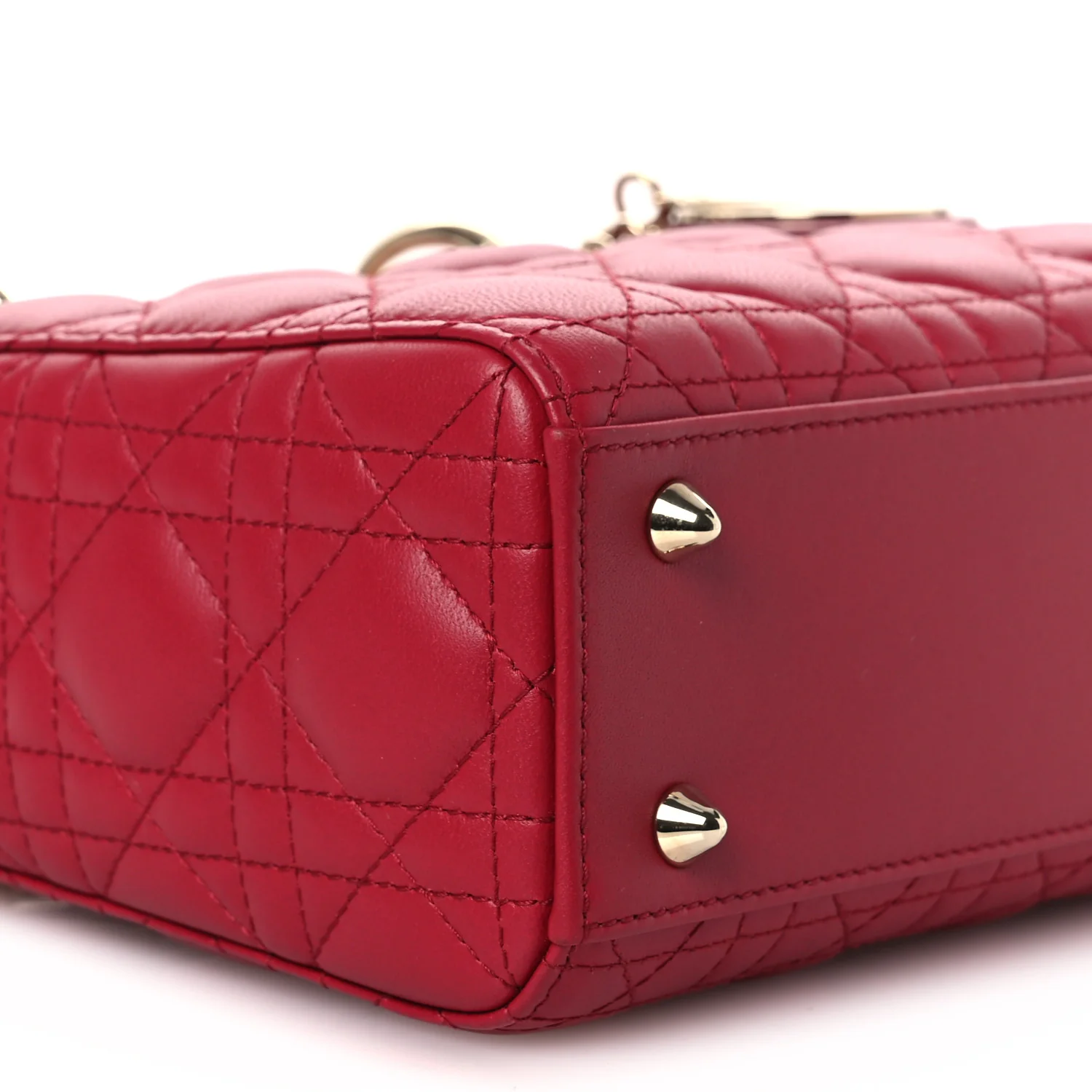Lambskin Cannage Small My ABCDior Lady Dior Red - Top Club