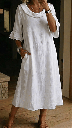 New Arrivals🔥Women's Neck Ruffle Casual Dress - Nordfashionstorm - Women's Clothing, Fashion for You - Nordfashionstorm.com