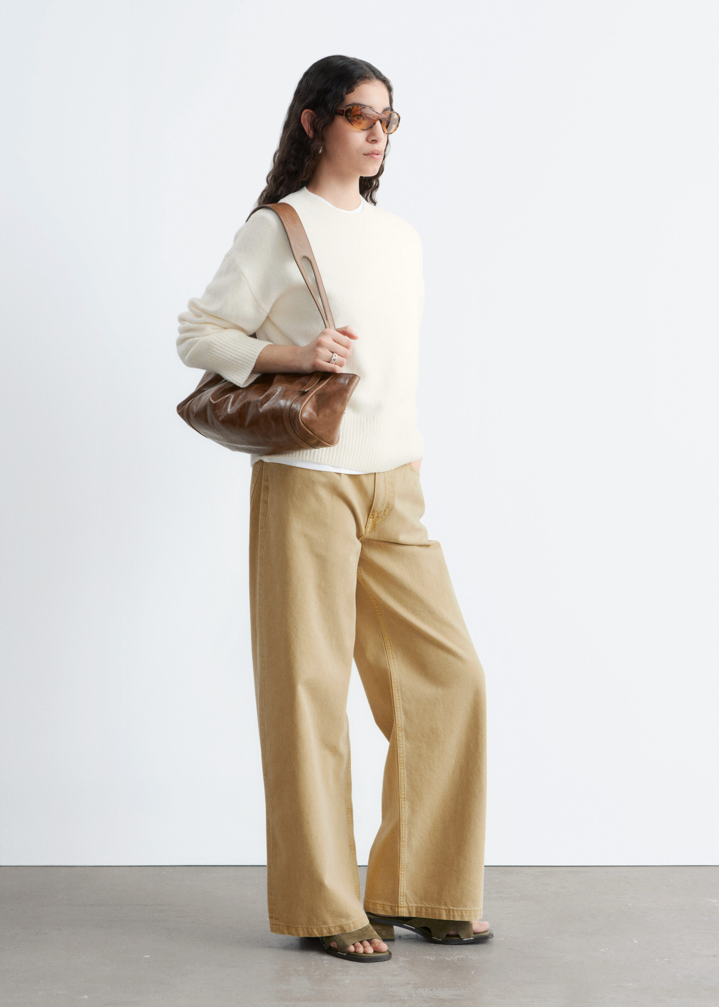 & Other Stories RELAXED FIT KNITTED SWEATER