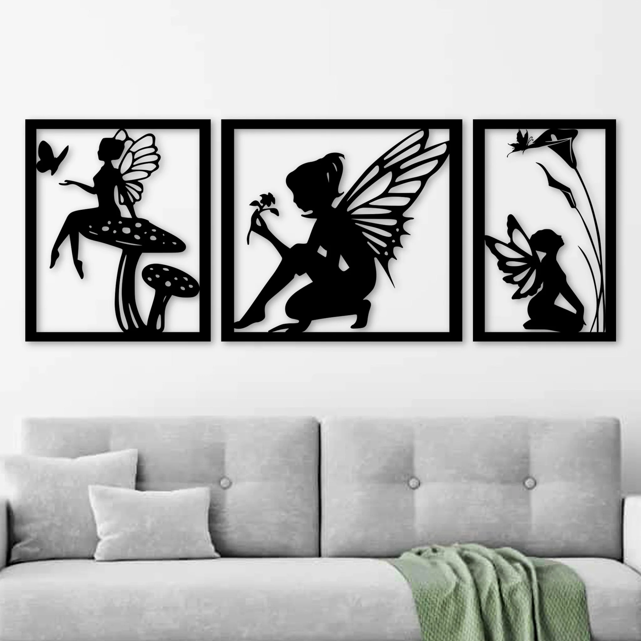 Fairy Wall Art Decorative Panels - Alvarez Pro Painting LLC