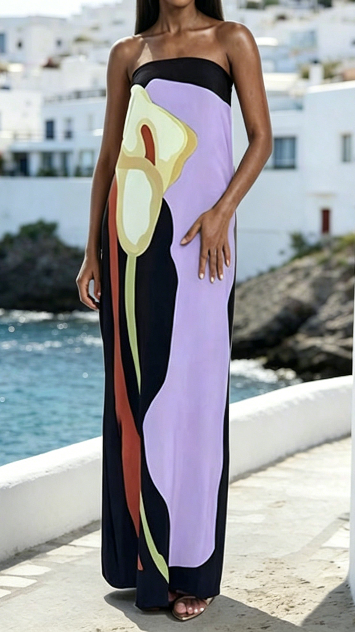 Women's Fashion Off-Shoulder Strapless Printed Dress — Sexy Backless Style - Nordfashionstorm - Women's Clothing, Fashion for You - Nordfashionstorm.com