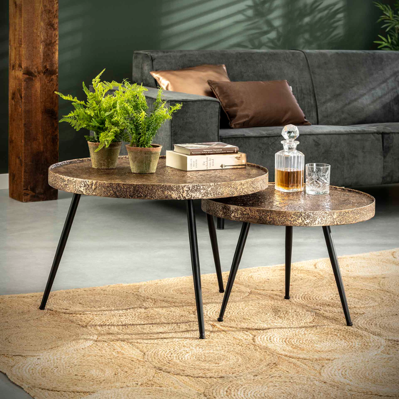 Salontafel Set Vlissingen Brons