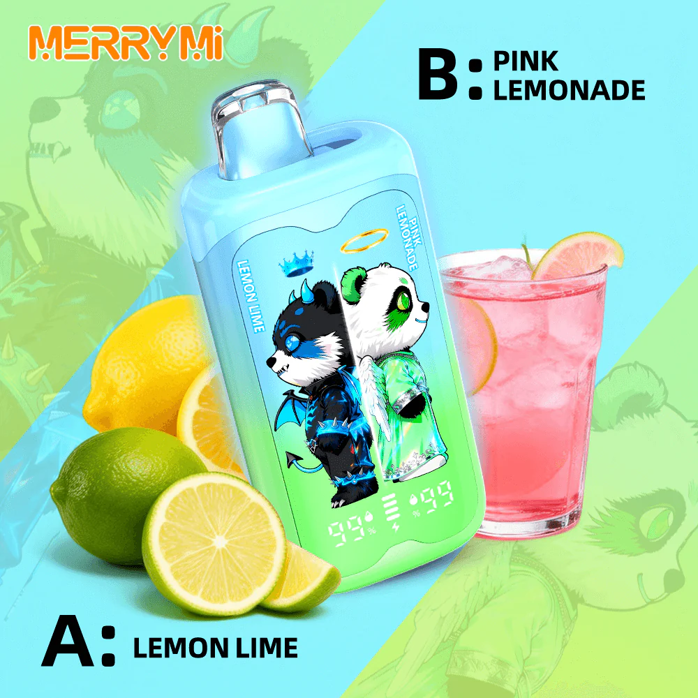 MerryMi Panda Twins 40K Rechargeable Disposable Vape (All Flavours)